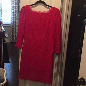 Adrianna Papell Lace Sheath Dress